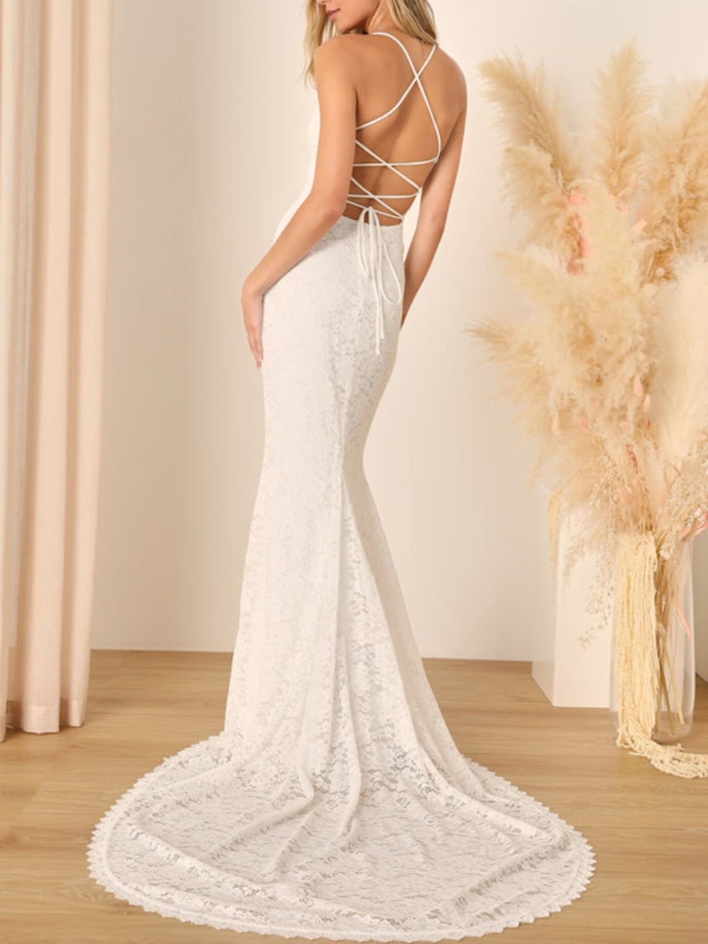 Lulus Perfectly Beloved White Lace Sleeveless Lace-up Maxi Dress - Size S